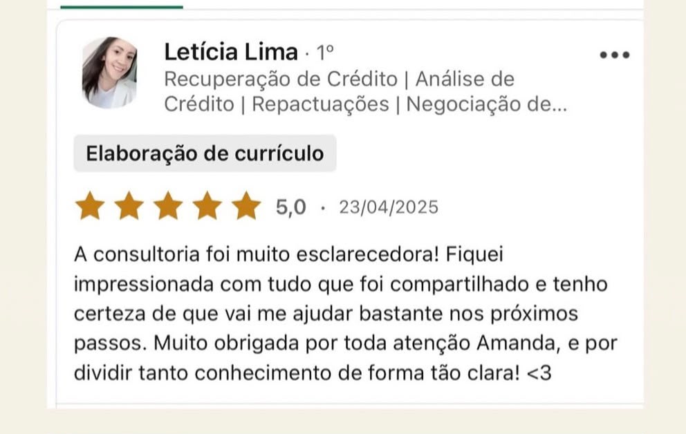 Depoimento de cliente da AS Consultoria 1